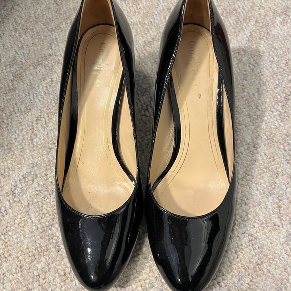 Cole Haan Nike Air Patent Leather Heels US8.5 - Picture 1 of 5